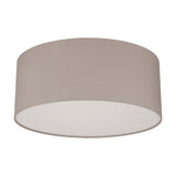 Baymont 5 Light Flush Ceiling Light 50cm Frosted Diffuser - Grey