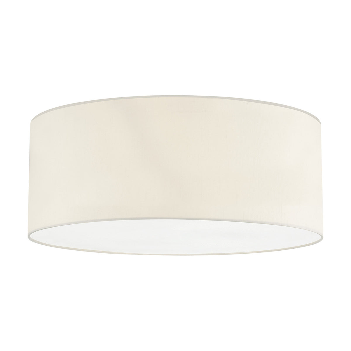 Baymont 5 Light E27 Flush Ceiling Light 60cm - Ivory Pearl