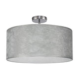 Baymont 3 Light Semi Flush Ceiling Light 50cm - Polished Chrome