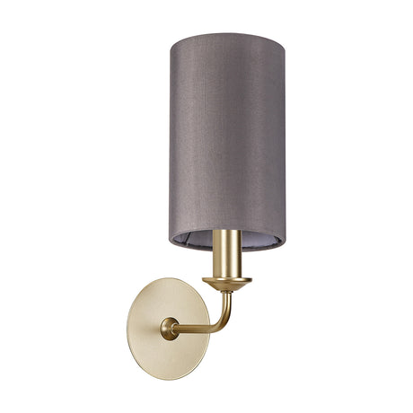 Banyan E14 Wall Light 35.5cm High Grey - Champagne Gold