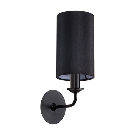 Banyan E14 Wall Light 35.5cm High Black - Matt Black