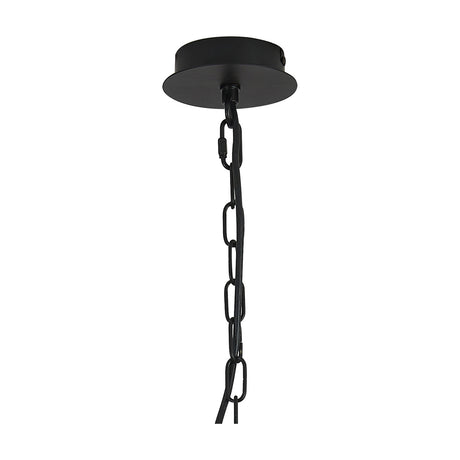 Banyan 5 Light E14 Pendant Light 45cm Soft Bronze - Matt Black