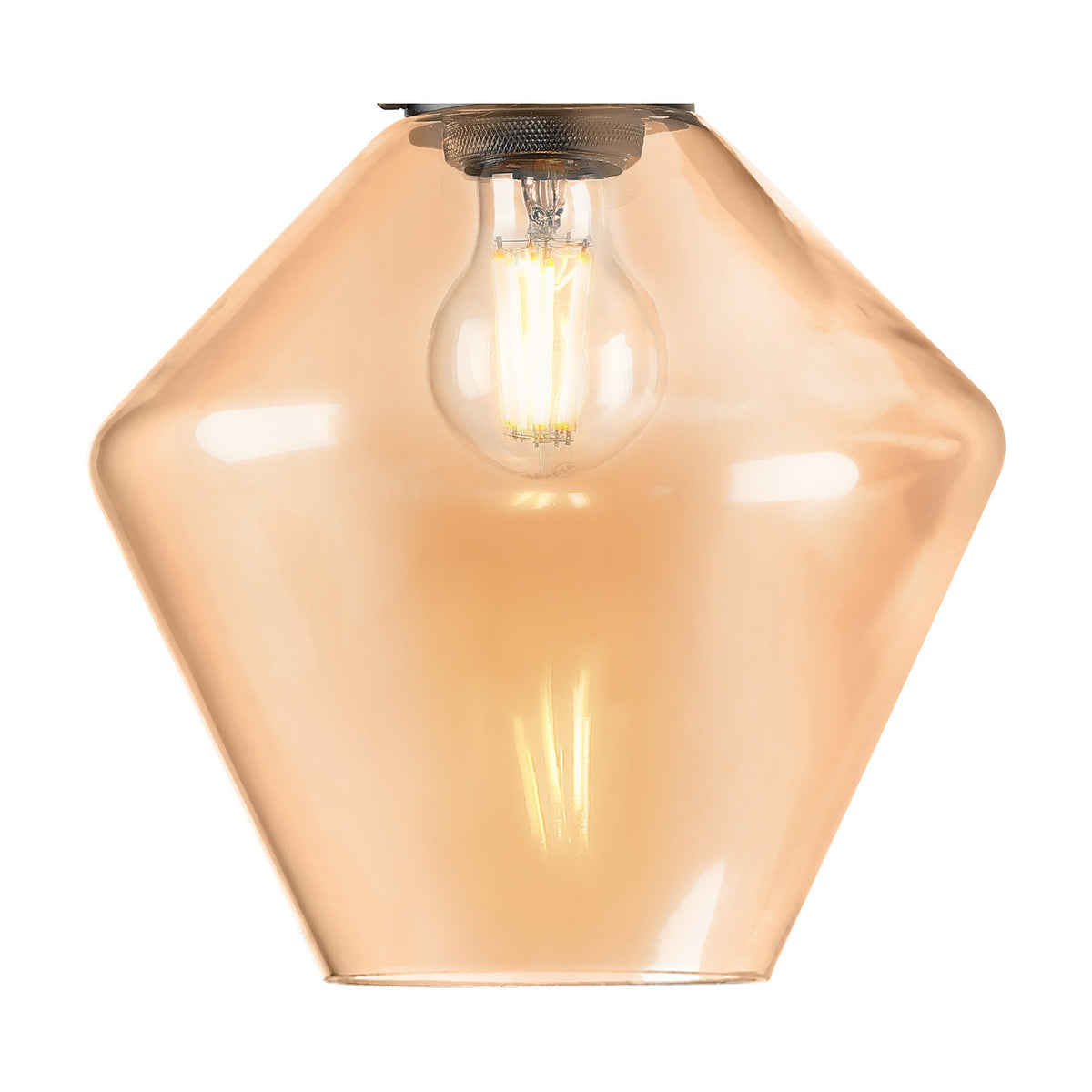 E27 Wall Light 29.5cm High - Antique Brass