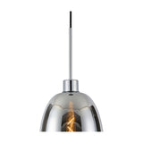 Lori Single E27 Pendant Light Chrome - Polished Chrome