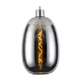 Lori Single E27 Pendant Light Chrome - Polished Chrome