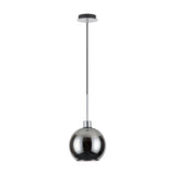 Lori Single E27 Pendant Light 12cm Dia - Polished Chrome