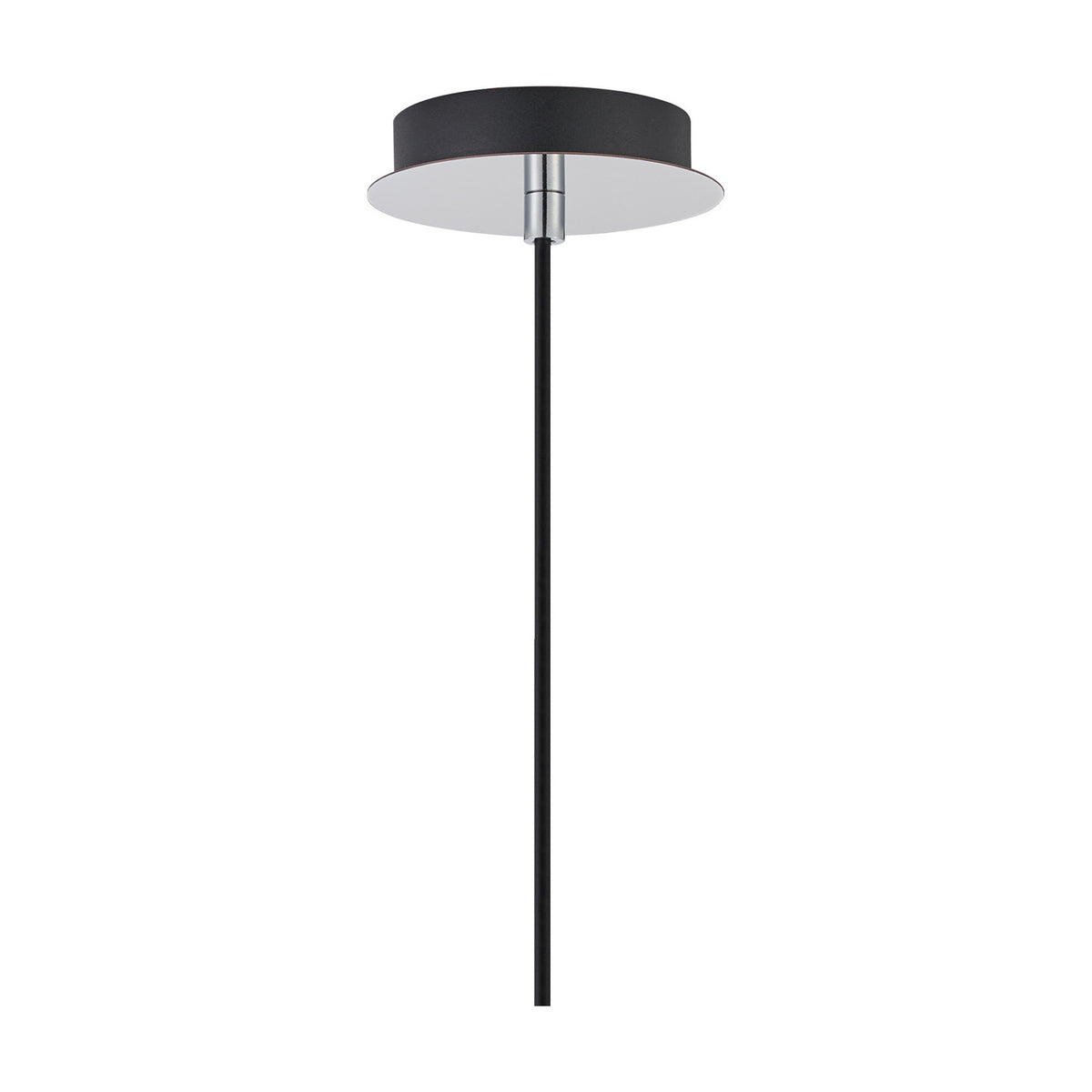 Lori E27 Pendant Light 12cm Dia Clear - Polished Chrome
