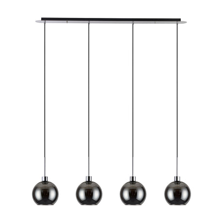 Lori 4 Light Open Mouth Pendant Light Chrome - Polished Chrome