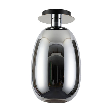 Lori Flush Ceiling Light 15cm Chrome - Polished Chrome