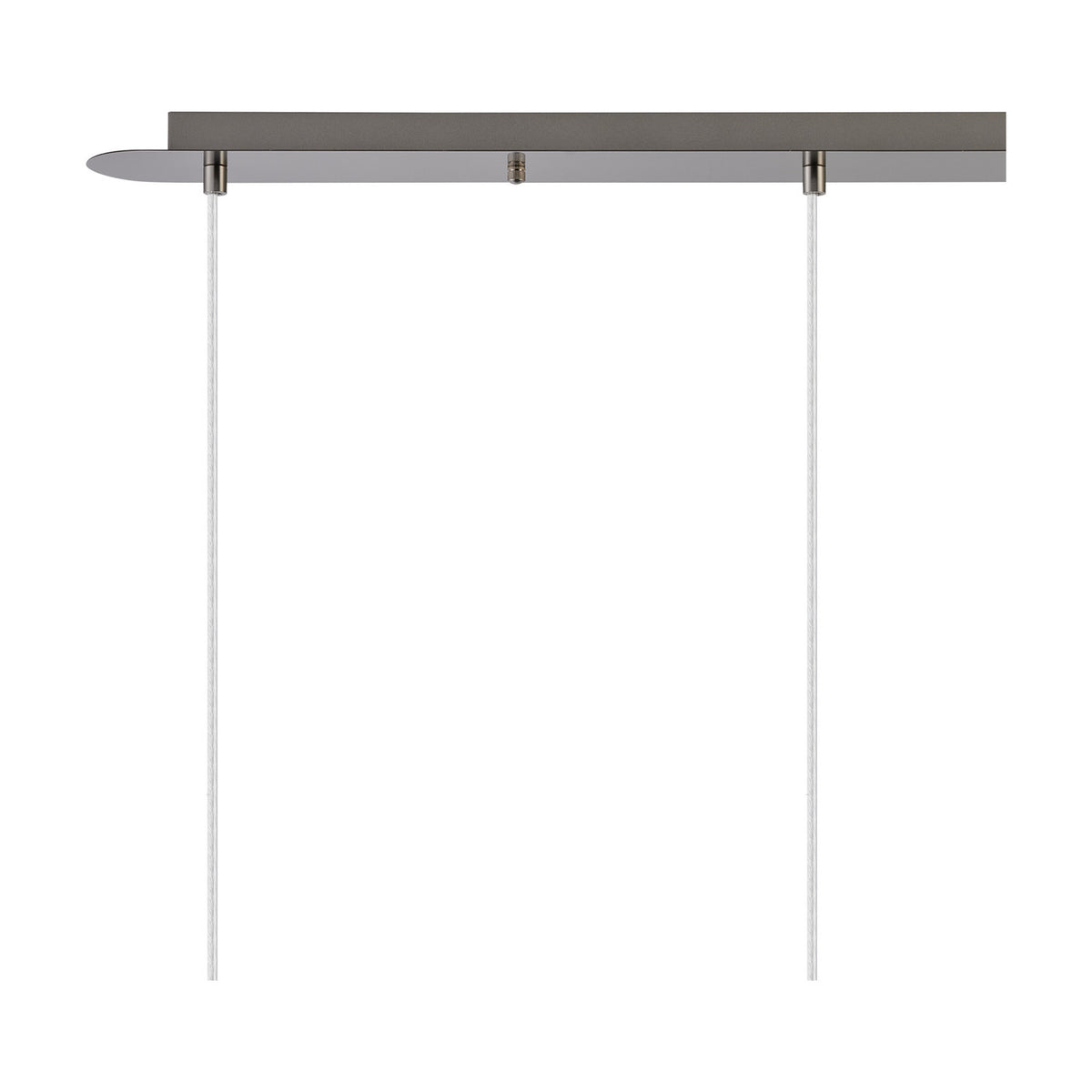 Lori 3 Light E27 Pendant Light 85cm Drop Opal - Satin Nickel