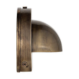 Datu Outdoor Wall Light - Antique Brass