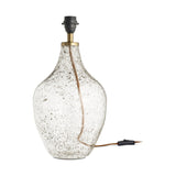 Damini Recycled Glass Table Lamp Base - Clear