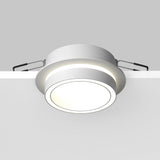 Orlo Fixed Round Recessed Downlight in White, a clean and minimalistic downlight option for seamless lighting.