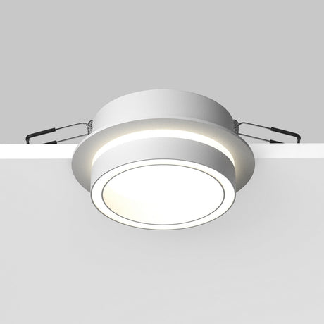 Orlo Fixed Round Recessed Downlight in White, a clean and minimalistic downlight option for seamless lighting.