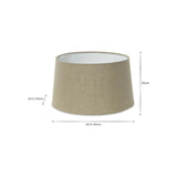 Dia Extra Large Jute Lampshade - Natural