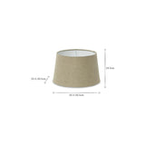 Dia Extra Large Jute Lampshade - Natural