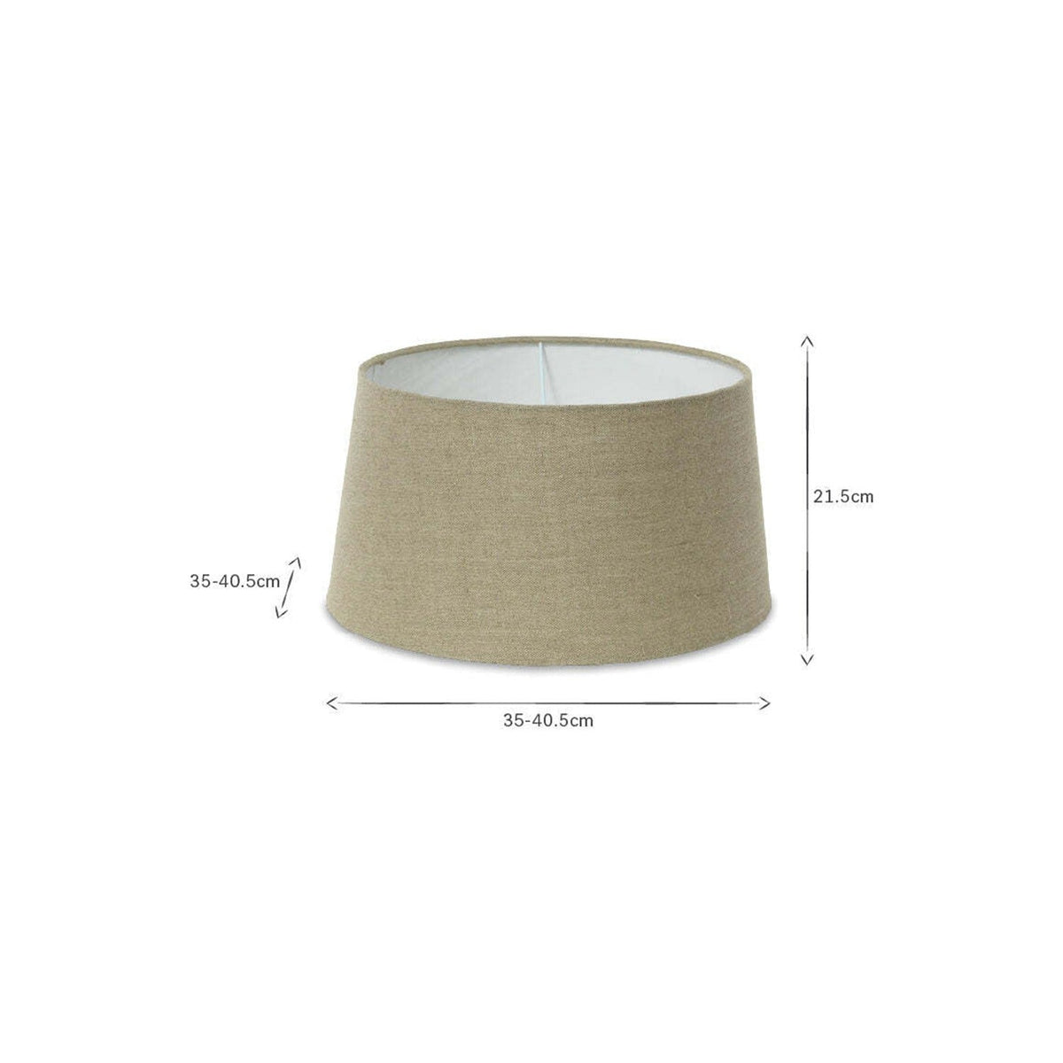 Dia Extra Large Jute Lampshade - Natural