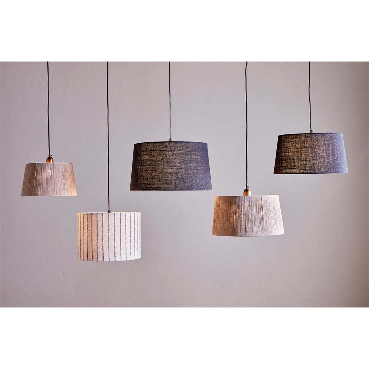 Dia Small Jute Lampshade - Ink