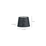 Dia Small Jute Lampshade - Ink