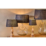 Dia Extra Large Jute Lampshade - Ink