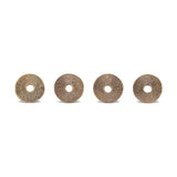 Dankuni Etched Napkin Rings - Antique Brass - Set of 4