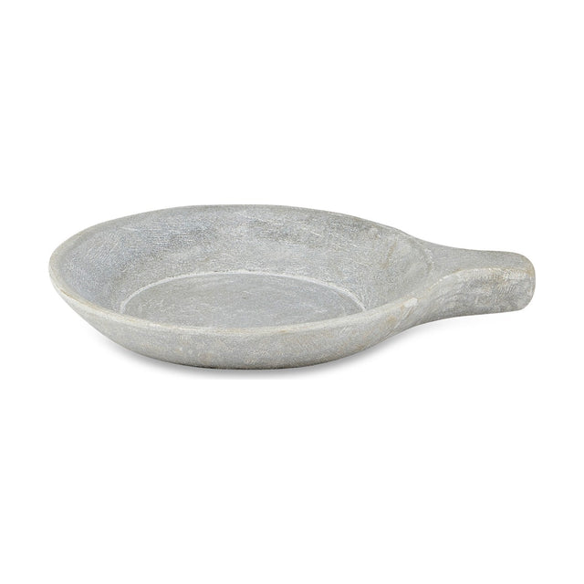 Darassa Medium Stone Serving Platter - White