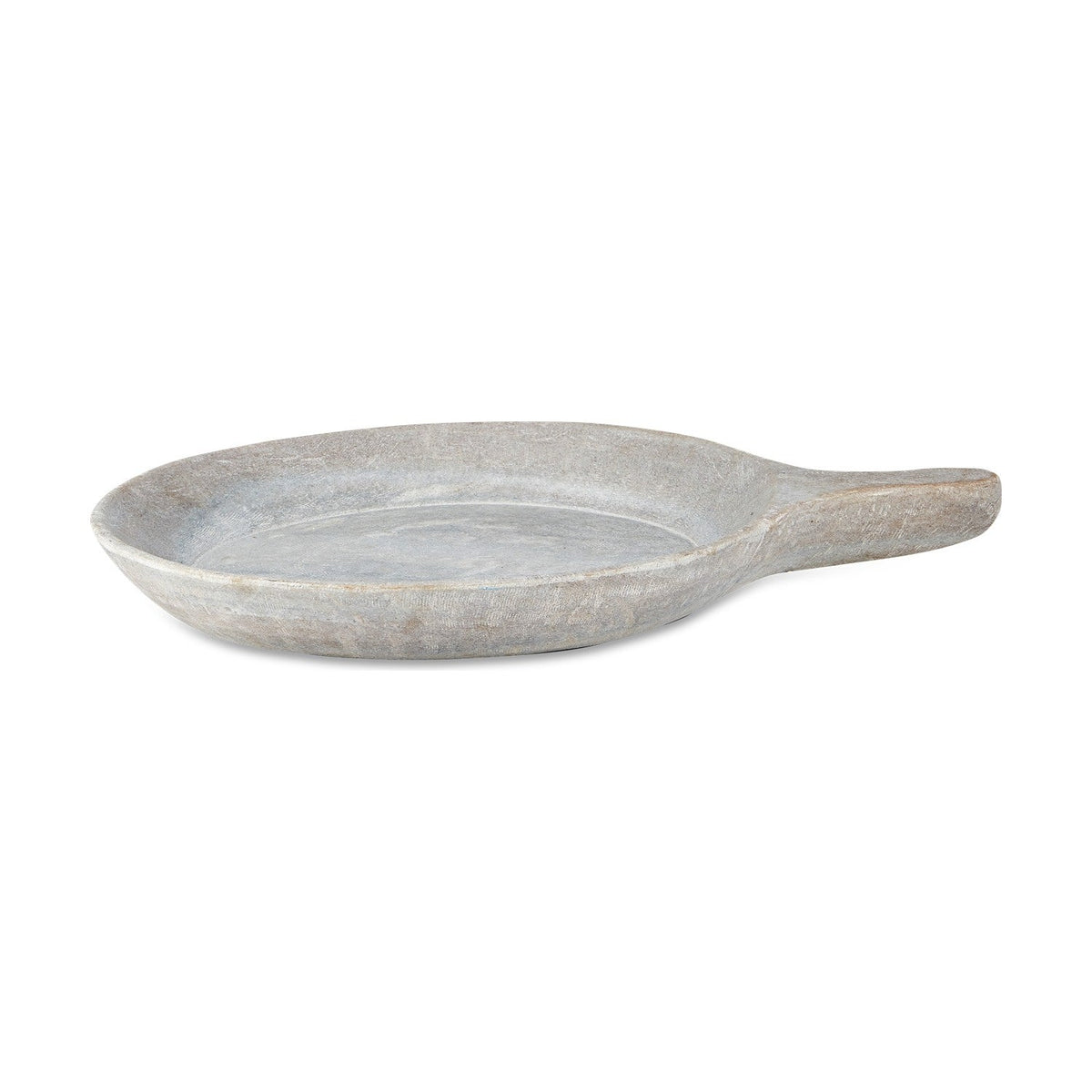 Darassa Large Stone Serving Platter - White