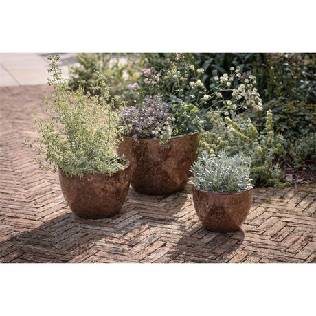 Dunai Large Terracotta Planter - Brown