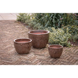 Dunai Large Terracotta Planter - Brown