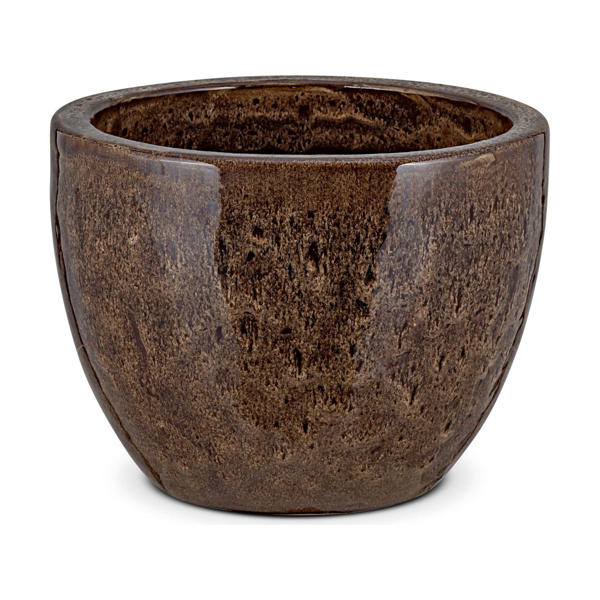 Dunai Small Terracotta Planter - Brown