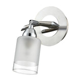 Campani wall light in chrome and satin nickel finish, alternative view