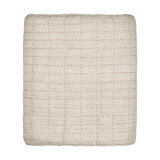 Dipti 220 x 140cm Cotton Quilted Bedspread - Charcoal