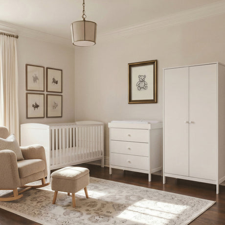 Dreamer 3 Piece Nursery Furniture Set - White