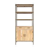 Dasai Mango Wood & Iron Storage Unit - Natural