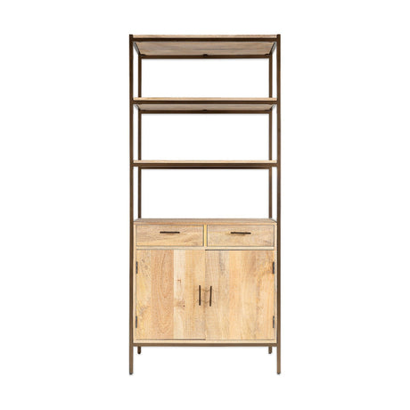 Dasai Mango Wood & Iron Storage Unit - Natural