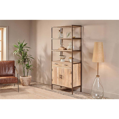 Dasai Mango Wood & Iron Storage Unit - Natural