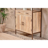 Dasai Mango Wood & Iron Storage Unit - Natural