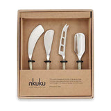 Darsa Cheese Knife Set - Brushed Gold - Set of 4