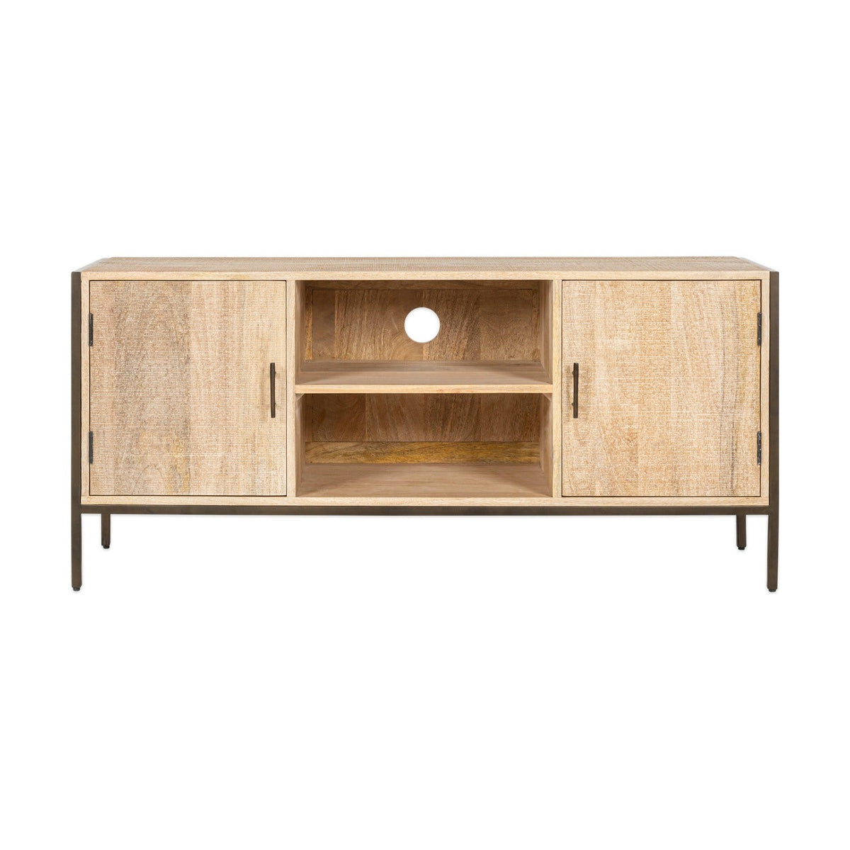 Dasai Mango Wood TV Unit - Natural