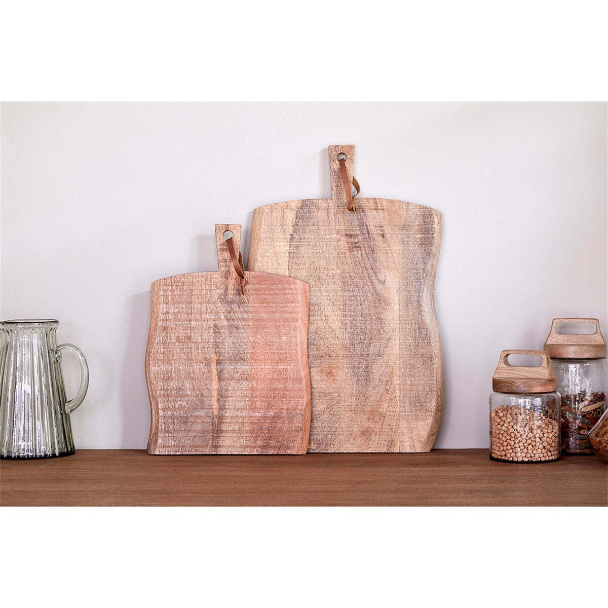 Embe Large Wooden Chopping Board - Natural