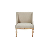Elbu Deconstructed Linen Armchair - Stone