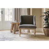 Elbu Deconstructed Jacquard Weave Armchair - Charcoal