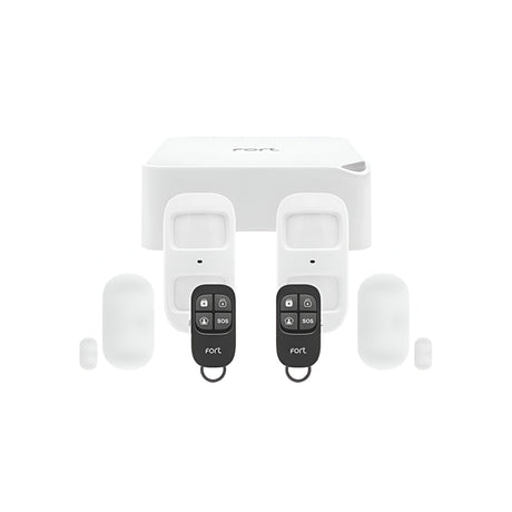 Smart Alarm Kit - 1 x Smart Hub, 2 x Pet PIR, 2 x Door/Window Contact, 2 x Remote Control