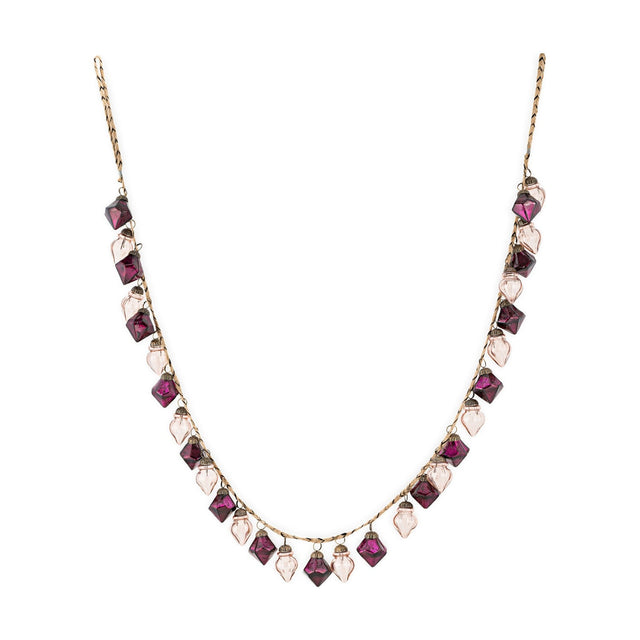 Ekiti 110cm Bauble Garland - Ruby & Copper