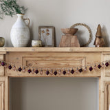 Ekiti 110cm Bauble Garland - Ruby & Copper