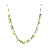 Ekiti 110cm Bauble Garland - Mixed Green & Clear