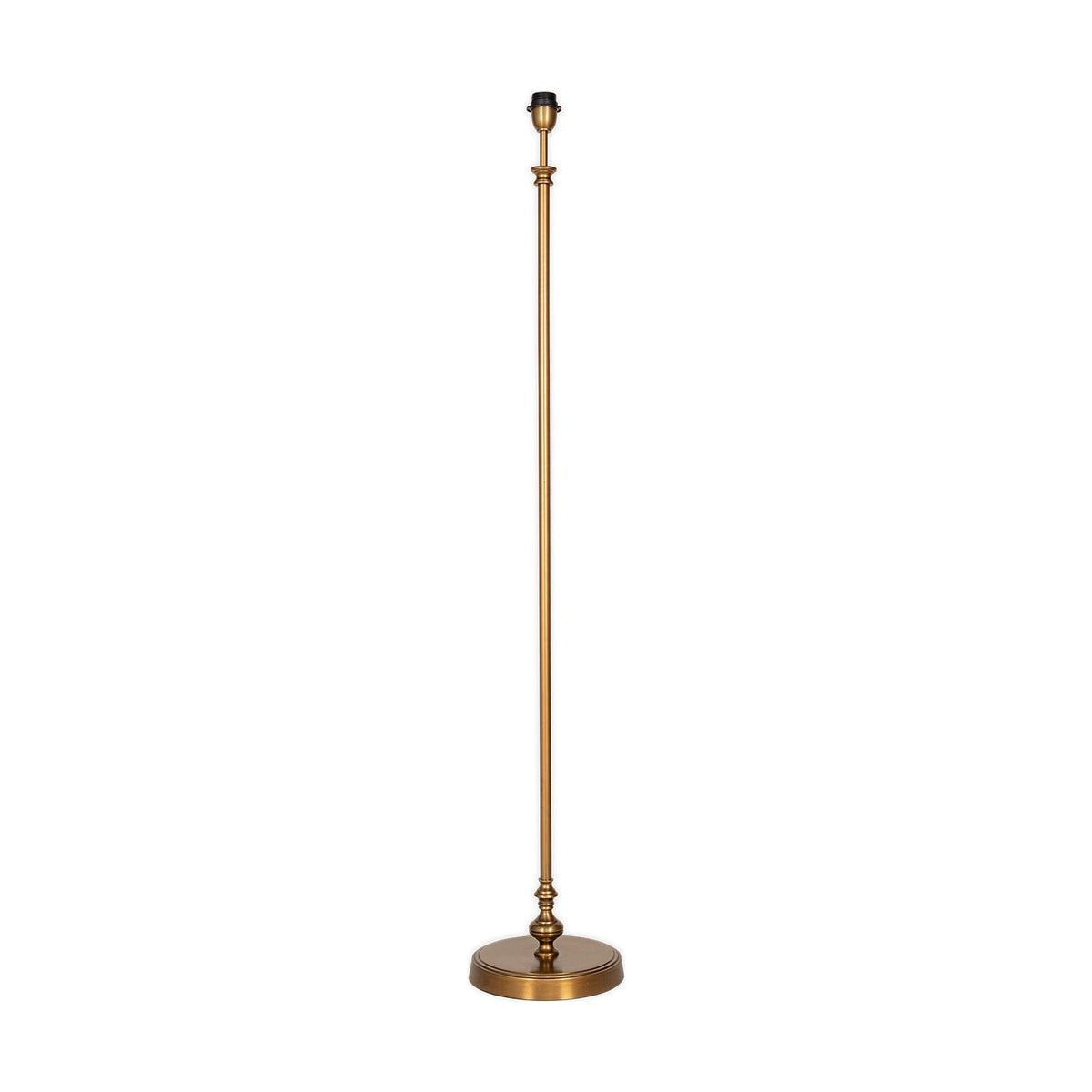 Ehadi Antique Floor Lamp Base - Antique Brass
