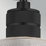 Hampstead 1 Light Pendant Light - Black