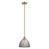 Hampstead 1 Light Pendant Light - Painted Natural Brass