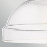 Hampton 1 Light Pendant Light - Painted Natural Brass